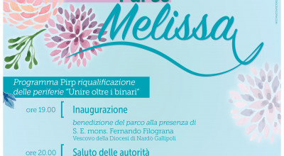 INAUGURAZIONE E INTITOLAZIONE PARCO QUARTIERE GELSI A MELISSA